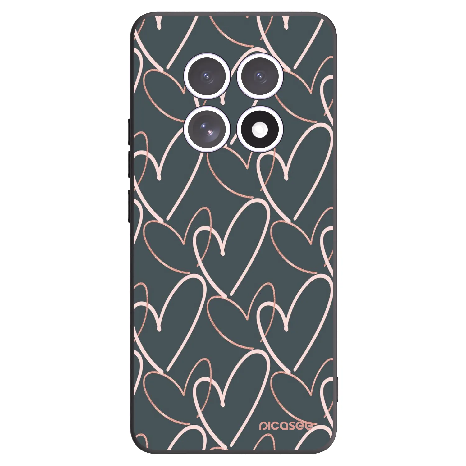 Picasee Xiaomi Redmi Note 15 5G Hülle - Schwarzes Silikon - Viel Liebe
