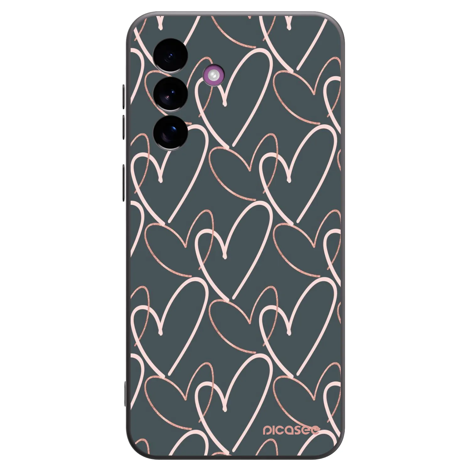 Picasee Samsung Galaxy A37 Hülle - Schwarzes Silikon - Viel Liebe