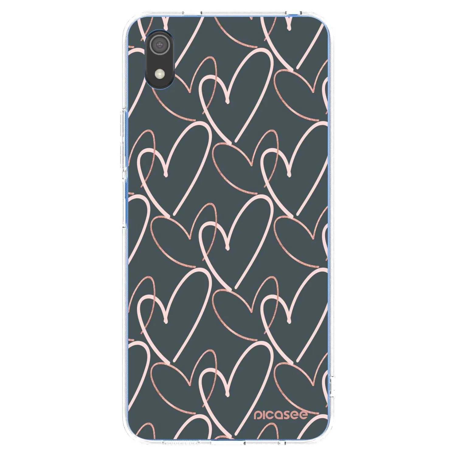 Picasee Xiaomi Redmi 7A Hülle - Transparentes Silikon - Viel Liebe
