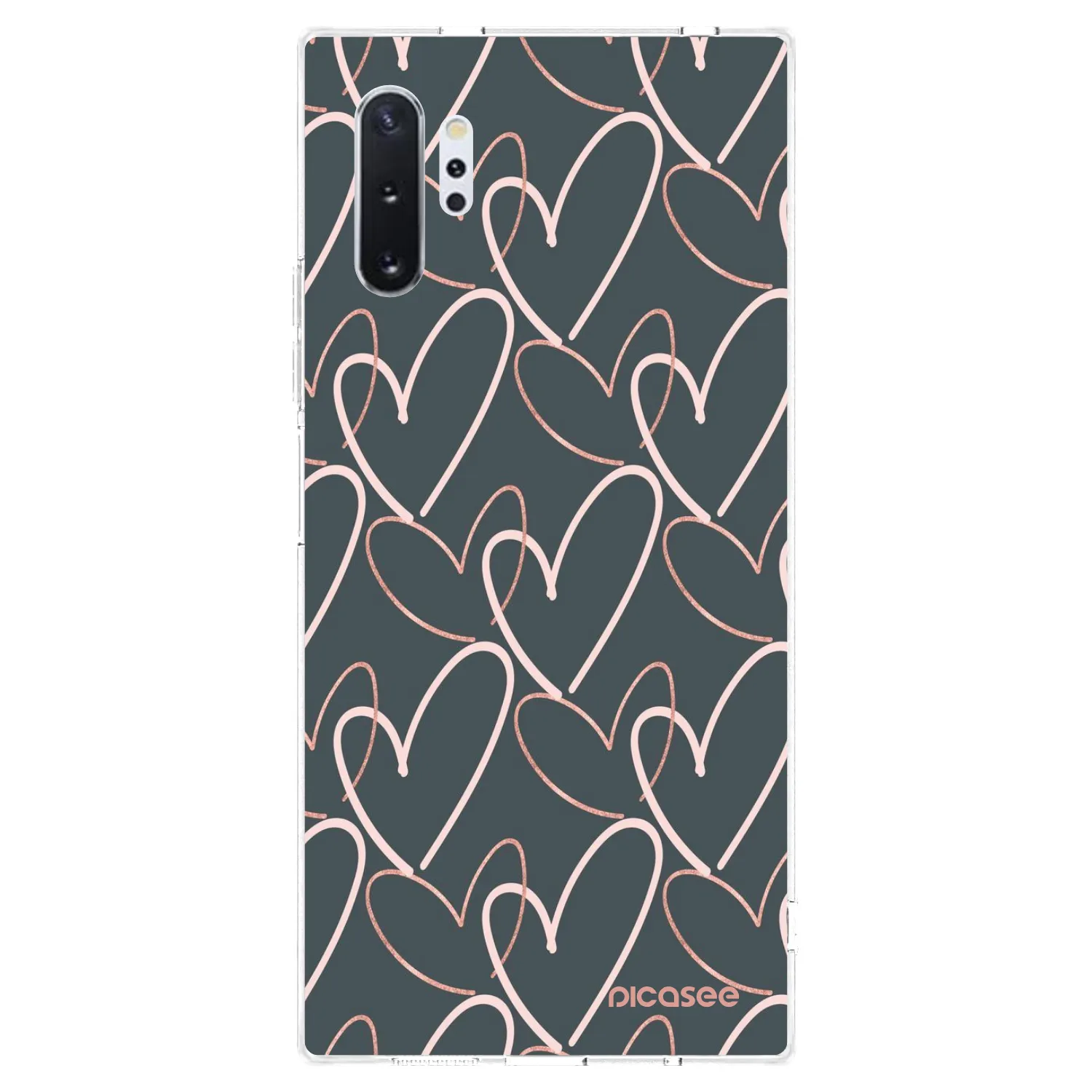 Picasee Samsung Galaxy Note 10+ N975F Hülle - Transparentes Silikon - Viel Liebe