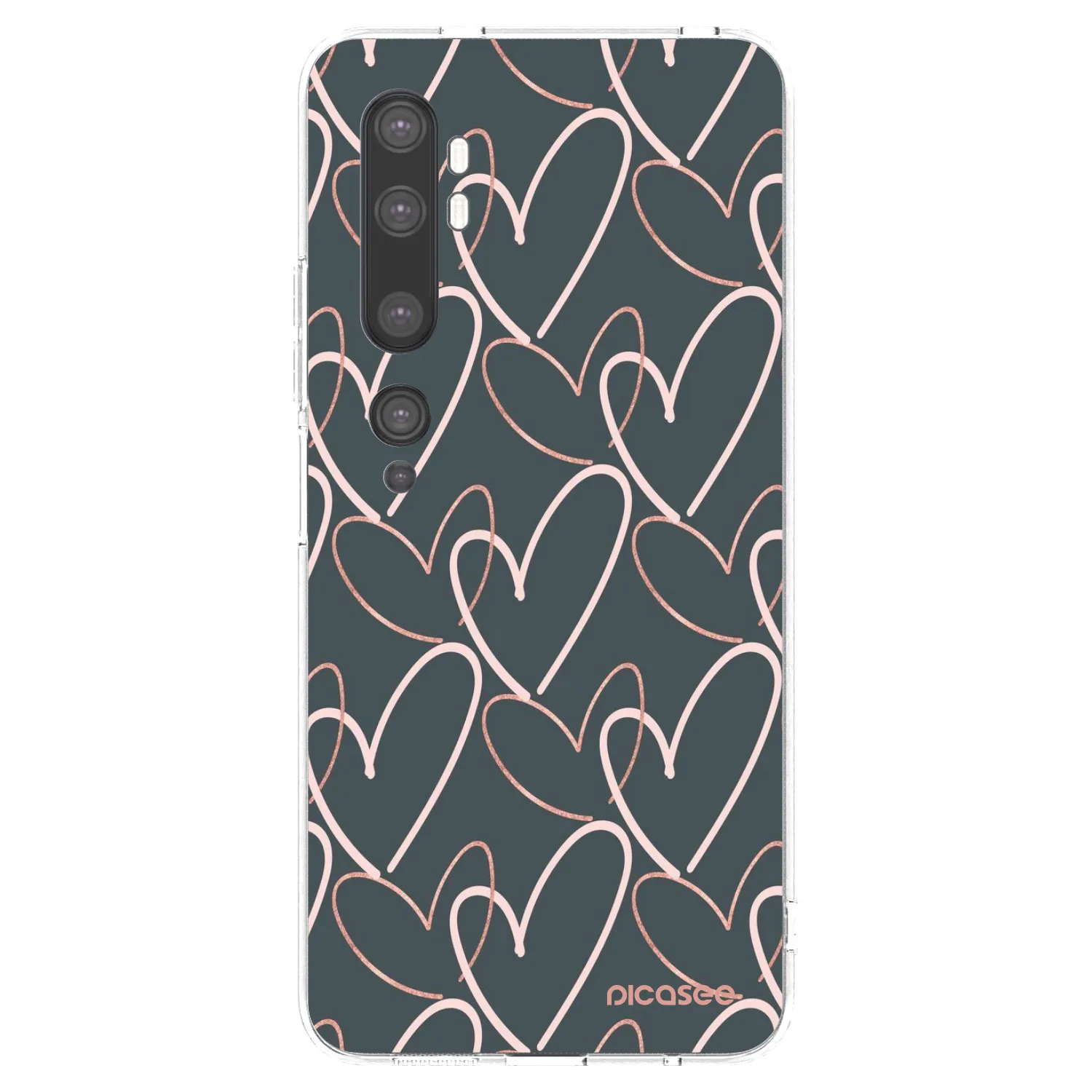 Picasee Xiaomi Mi Note 10 (Pro) Hülle - Transparentes Silikon - Viel Liebe