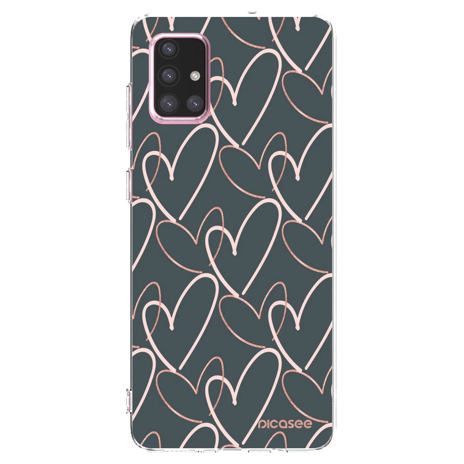 Picasee Samsung Galaxy A71 A715F Hülle - Transparentes Silikon - Viel Liebe