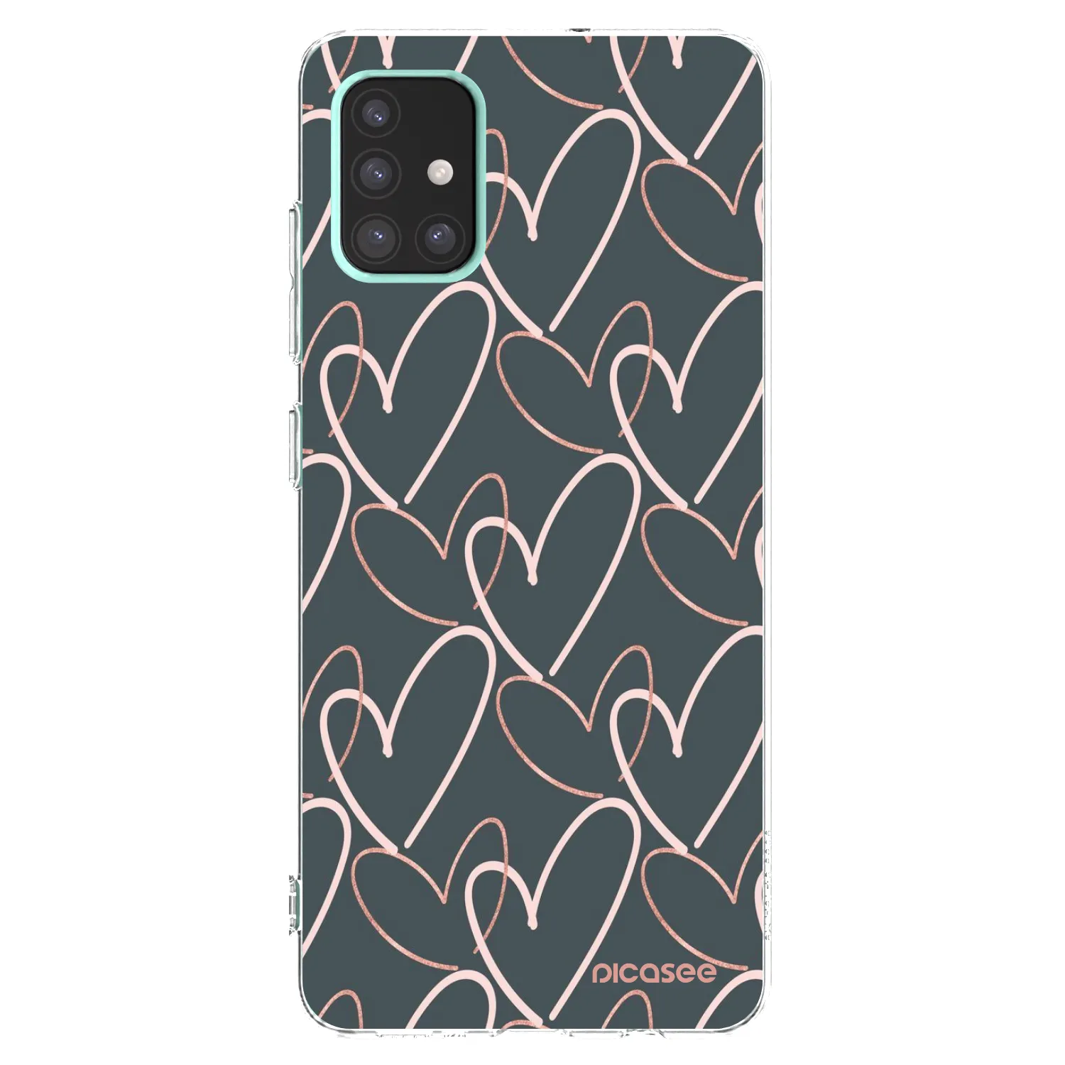 Picasee Samsung Galaxy A51 A515F Hülle - Transparentes Silikon - Viel Liebe