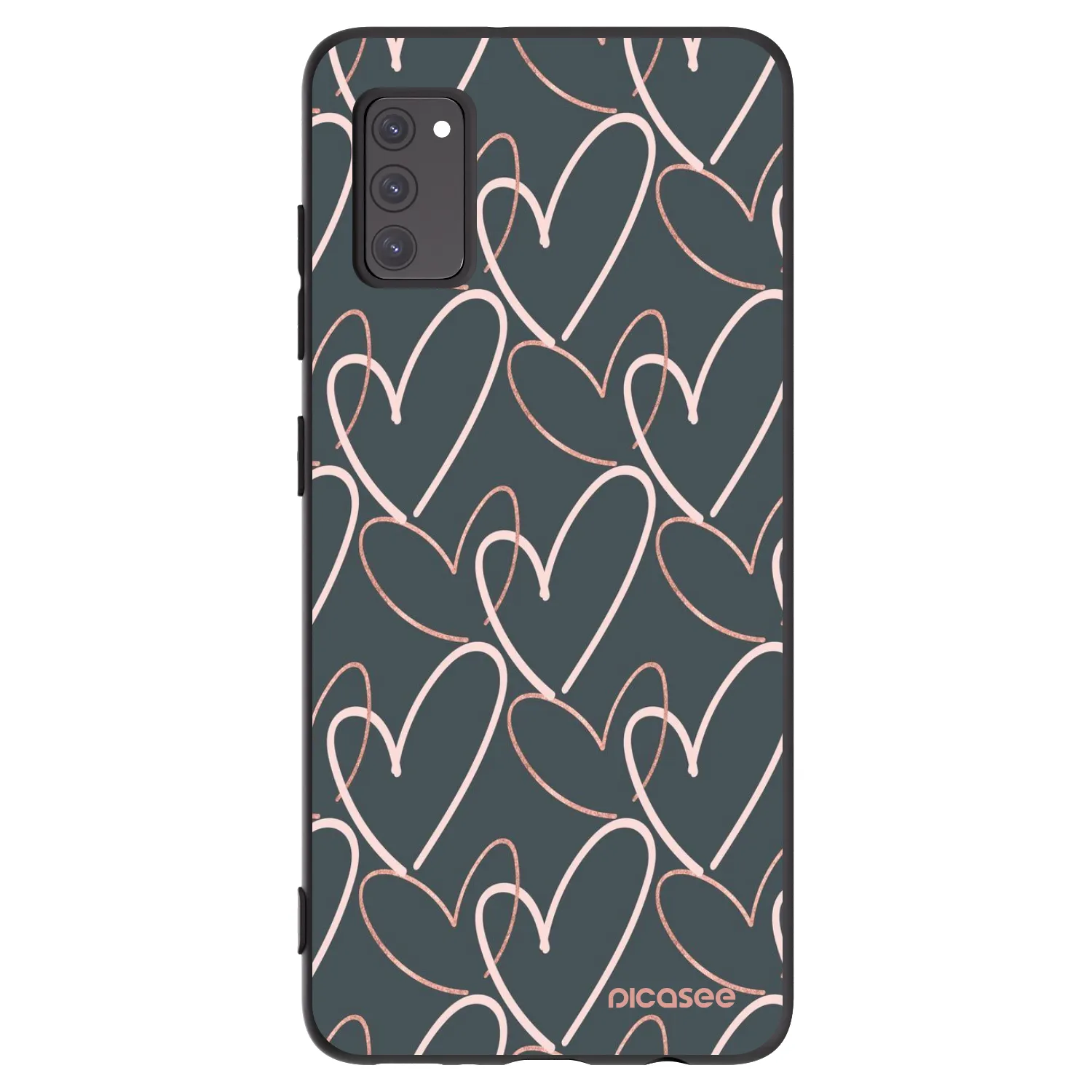 Picasee Samsung Galaxy A41 A415F Hülle - Schwarzes Silikon - Viel Liebe