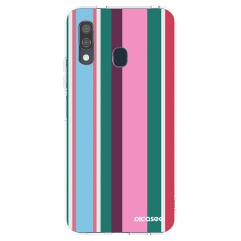 Picasee Samsung Galaxy A40 A405F Hülle - Transparentes Silikon - Cabana club