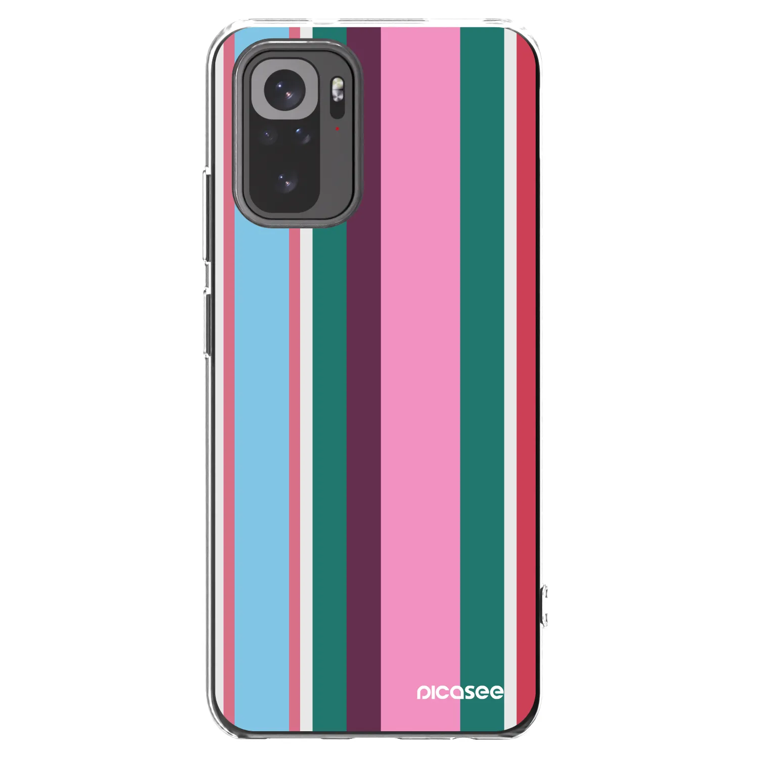 Picasee Xiaomi Redmi Note 10S Hülle - Transparentes Silikon - Cabana club