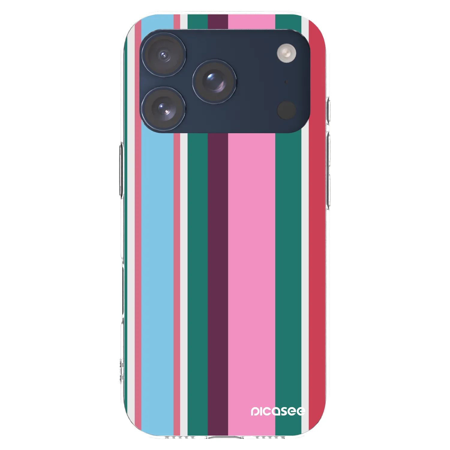 Picasee Apple iPhone 17 Pro Hülle - Transparentes Silikon - Cabana club