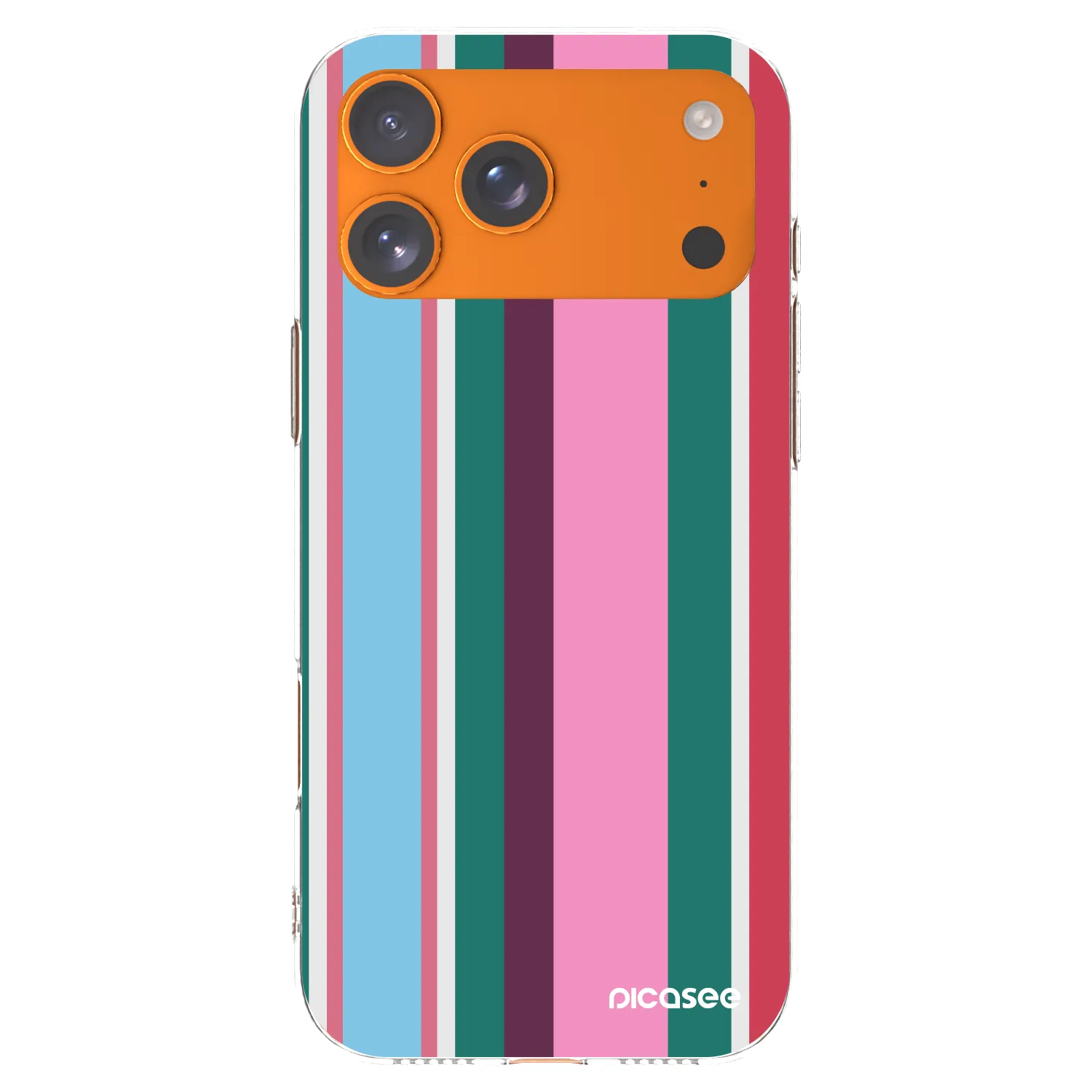 Picasee Apple iPhone 17 Pro Max Hülle - Transparentes Silikon - Cabana club