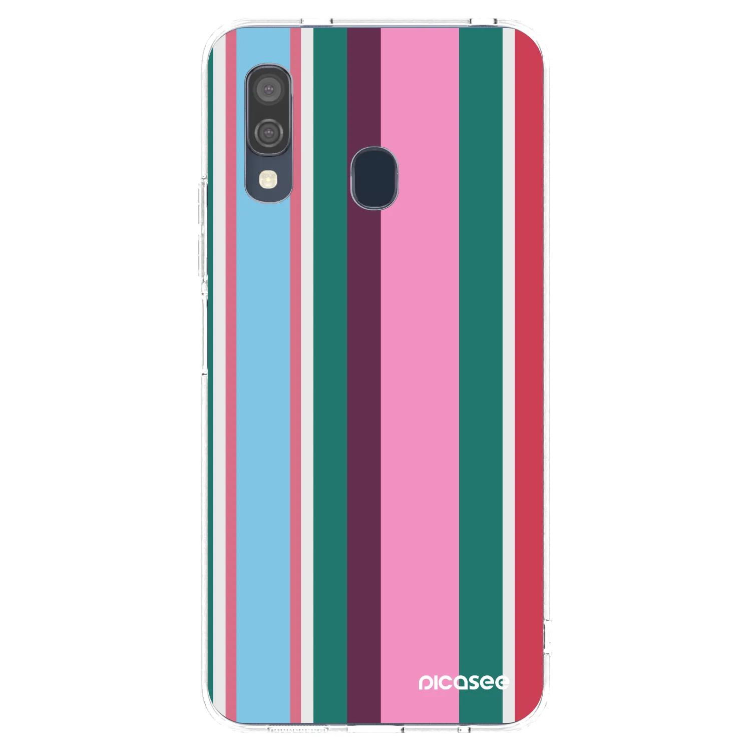 Picasee Samsung Galaxy A40 A405F Hülle - Transparentes Silikon - Cabana club