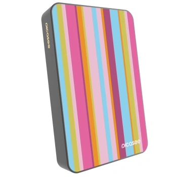 Picasee Powerbank mit MagSafe 10 000 mAh Grau - Golden hour