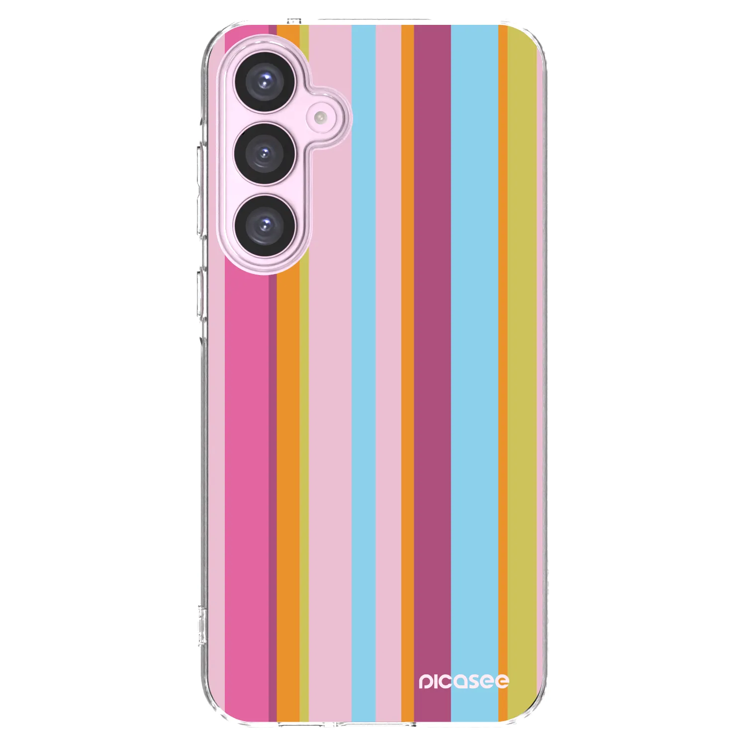 Picasee Samsung Galaxy A55 5G A556B Hülle - Transparentes Silikon - Golden hour