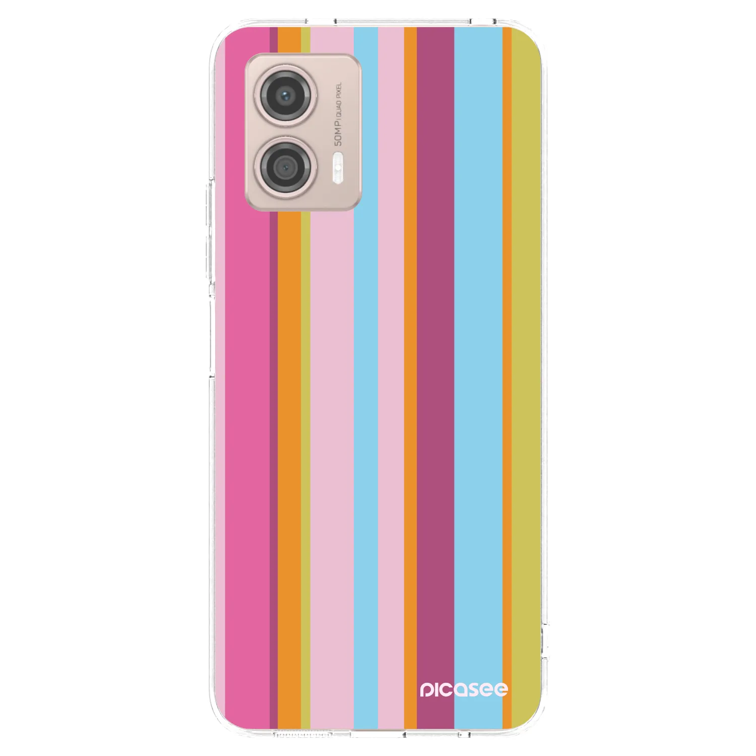 Picasee Motorola Moto G53 5G Hülle - Transparentes Silikon - Golden hour