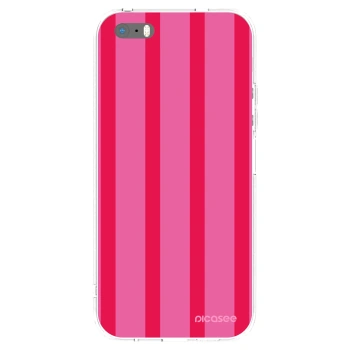 Picasee Apple iPhone 5/5S/SE Hülle - Transparentes Silikon - Hot tropic