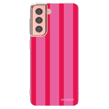 Picasee Samsung Galaxy S21 5G G991B Hülle - Transparentes Silikon - Hot tropic