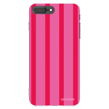 Picasee Apple iPhone 8 Plus Hülle - Transparentes Silikon - Hot tropic