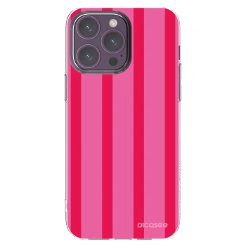 Picasee Apple iPhone 14 Pro Max Hülle - Transparentes Silikon - Hot tropic