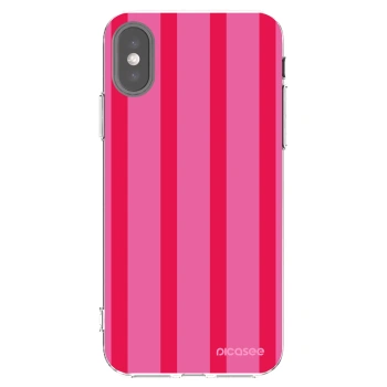 Picasee Apple iPhone X/XS Hülle - Transparentes Silikon - Hot tropic