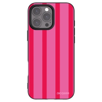 Picasee Apple iPhone 16 Pro Max Hülle - Schwarzes Silikon - Hot tropic