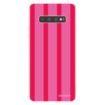 Picasee Samsung Galaxy S10 Plus G975 Hülle - Transparentes Silikon - Hot tropic