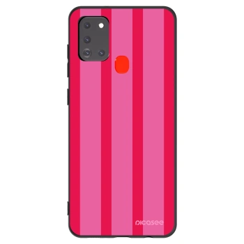 Picasee Samsung Galaxy A21s Hülle - Schwarzes Silikon - Hot tropic