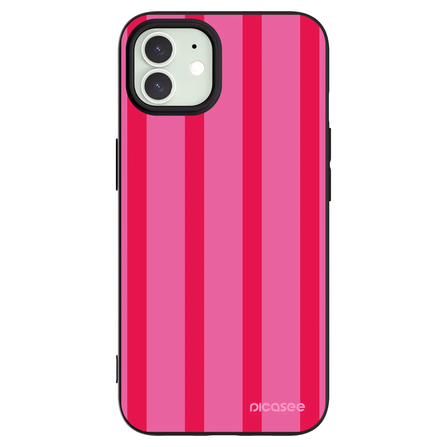 Picasee Apple iPhone 12 Pro Hülle - Schwarzes Silikon - Hot tropic