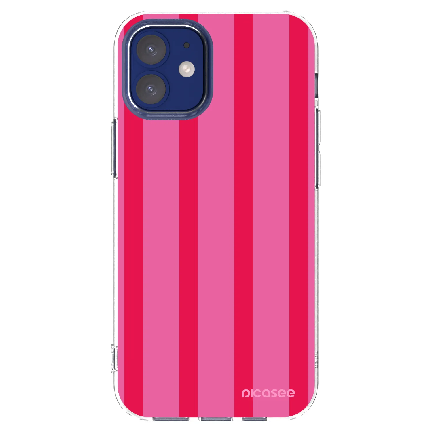 Picasee Apple iPhone 12 mini Hülle - Transparentes Silikon - Hot tropic