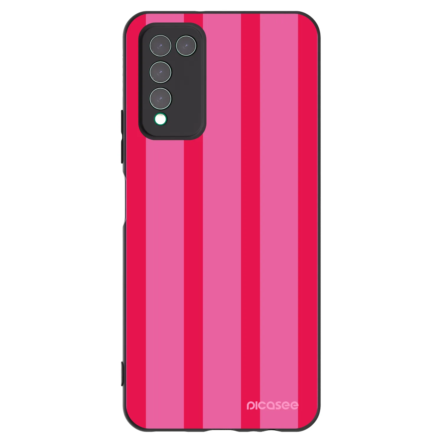 Picasee Honor 10X Lite Hülle - Schwarzes Silikon - Hot tropic