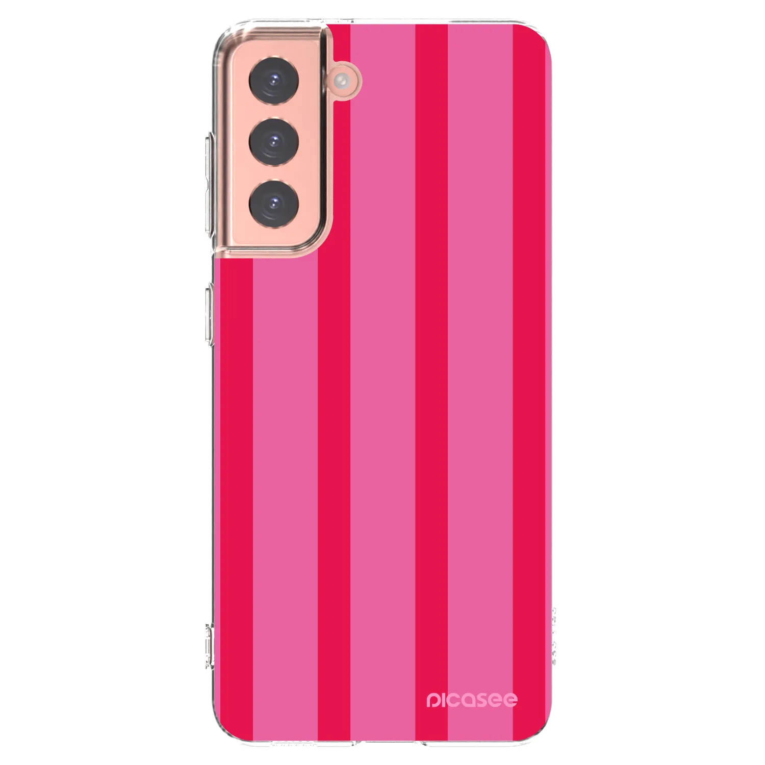 Picasee Samsung Galaxy S21 5G G991B Hülle - Transparentes Silikon - Hot tropic
