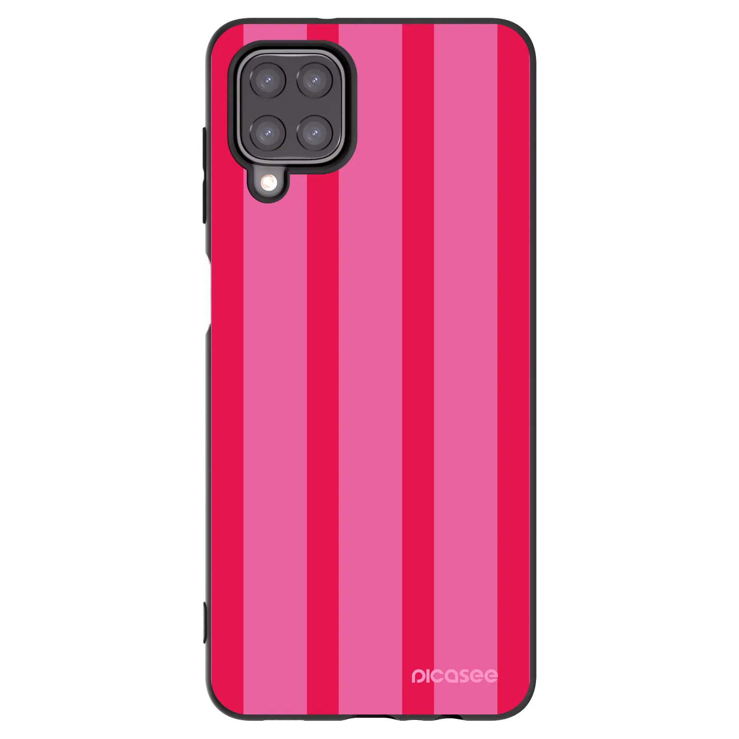 Picasee Samsung Galaxy A12 A125F Hülle - Schwarzes Silikon - Hot tropic