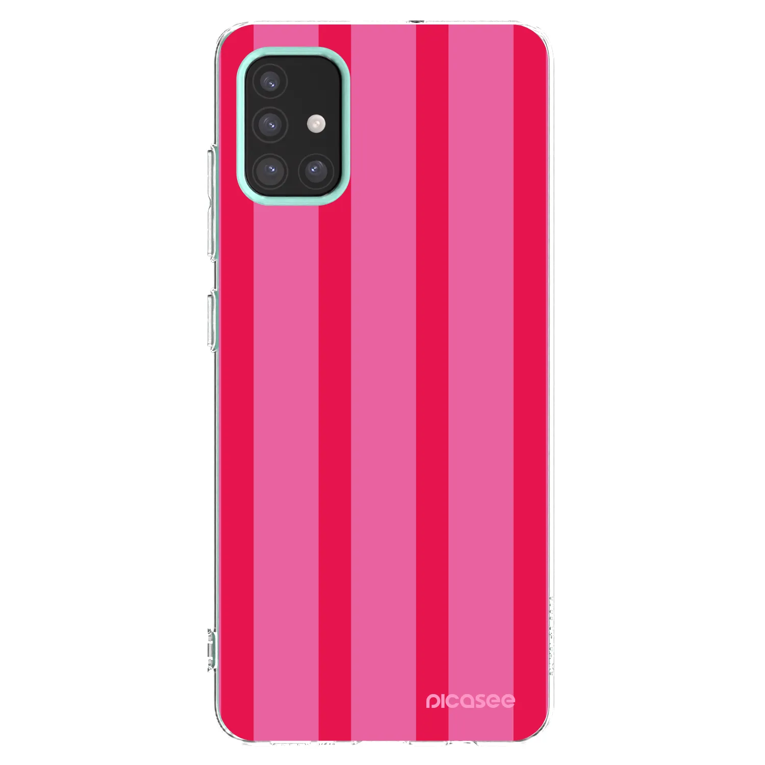 Picasee Samsung Galaxy M31s Hülle - Transparentes Silikon - Hot tropic
