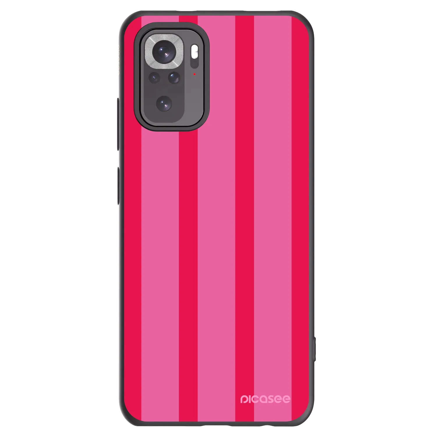 Picasee Xiaomi Redmi Note 10 Hülle - Schwarzes Silikon - Hot tropic