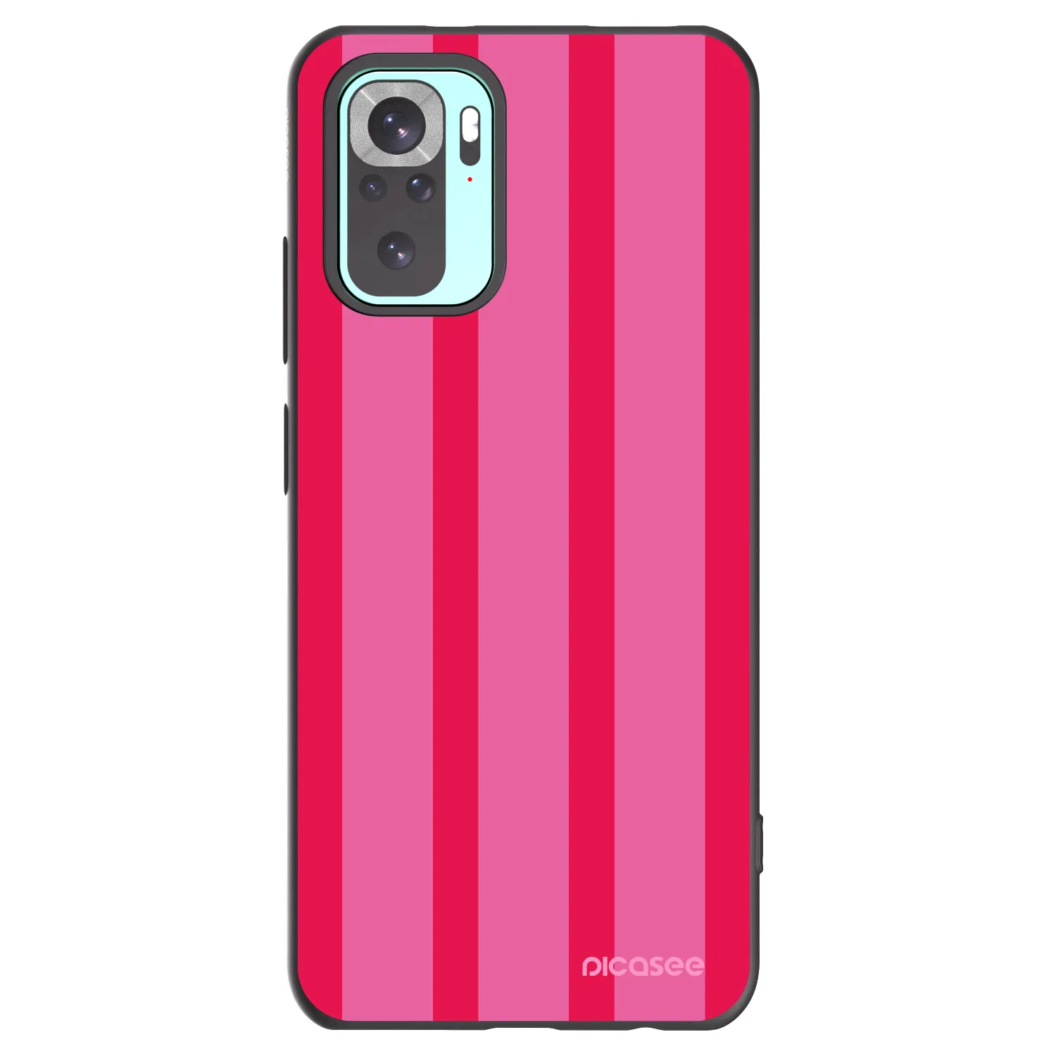 Picasee Xiaomi Redmi Note 10 Pro Hülle - Schwarzes Silikon - Hot tropic
