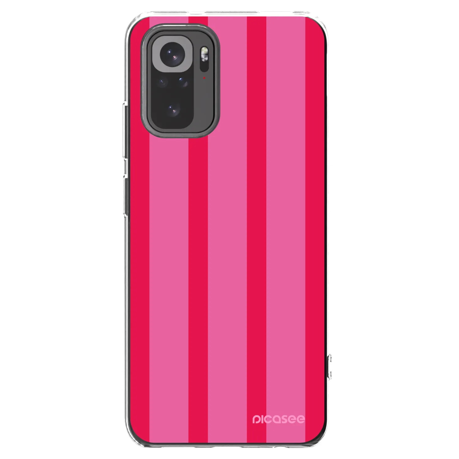 Picasee Xiaomi Redmi Note 10S Hülle - Transparentes Silikon - Hot tropic