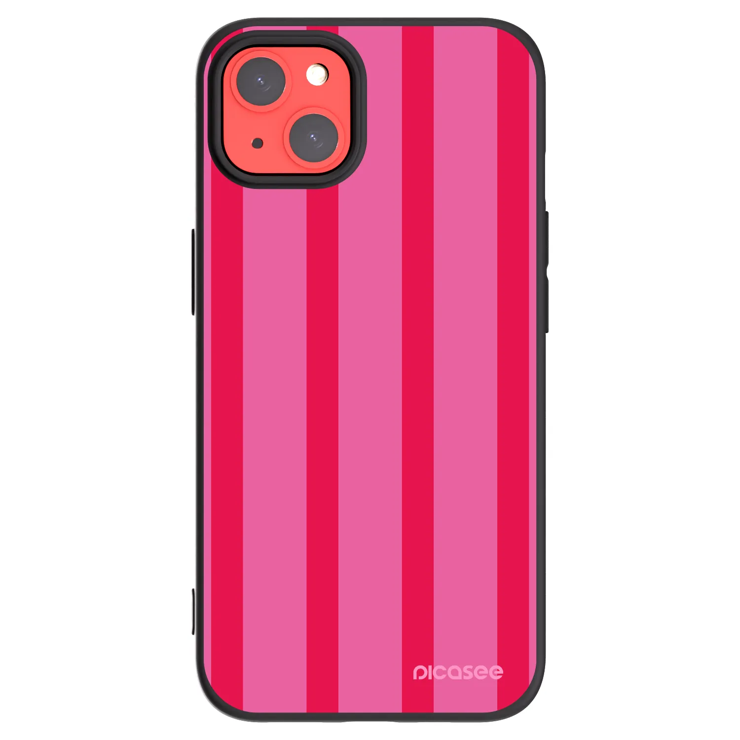 Picasee Apple iPhone 13 Hülle - Schwarzes Silikon - Hot tropic
