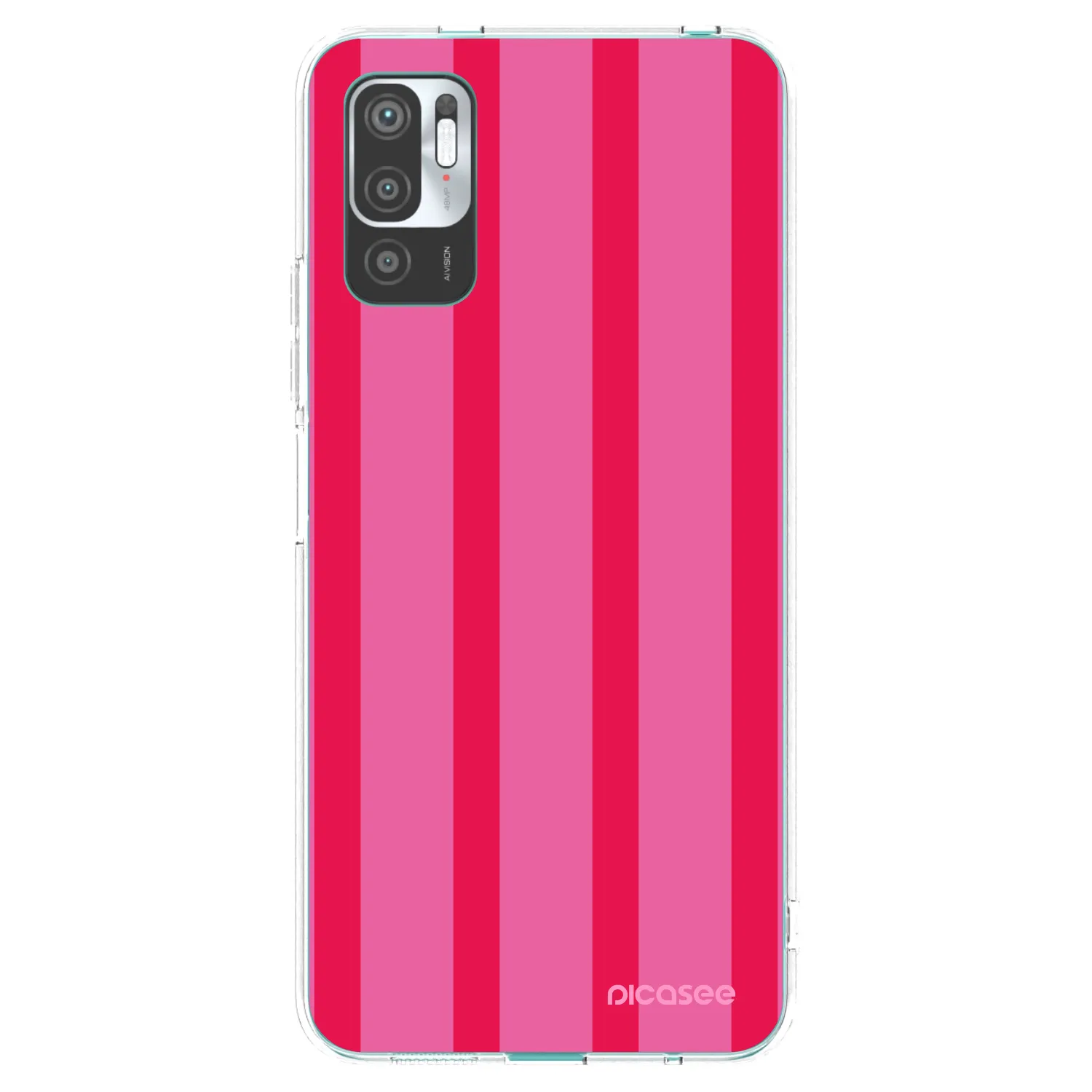 Picasee Xiaomi Redmi Note 10 5G Hülle - Transparentes Silikon - Hot tropic