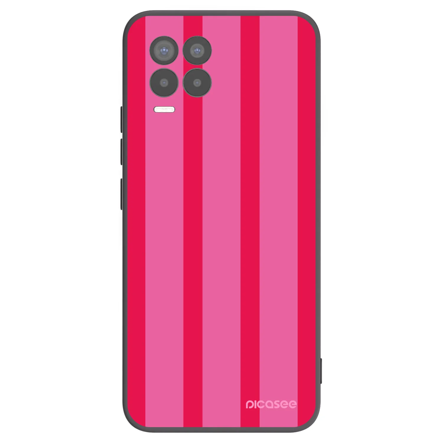 Picasee Realme 8 4G Hülle - Schwarzes Silikon - Hot tropic