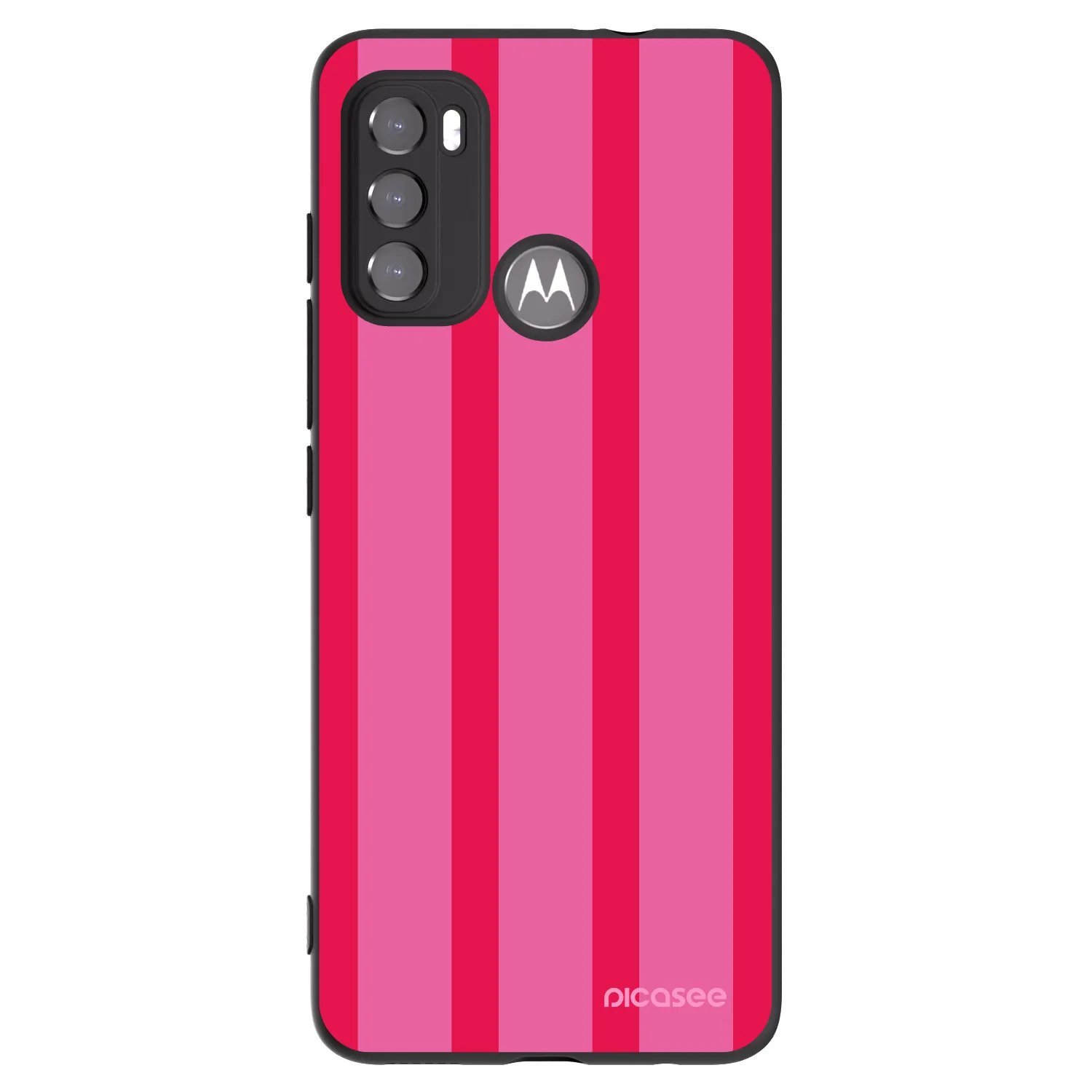 Picasee Motorola Moto G60 Hülle - Schwarzes Silikon - Hot tropic