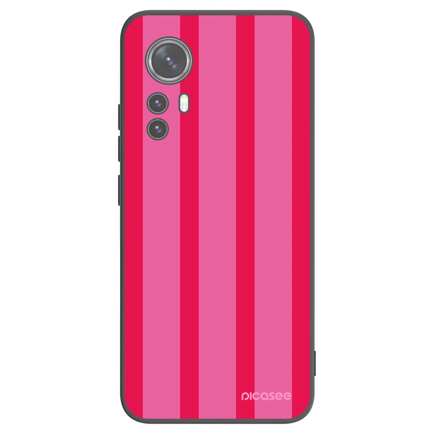 Picasee Xiaomi 12 Hülle - Schwarzes Silikon - Hot tropic