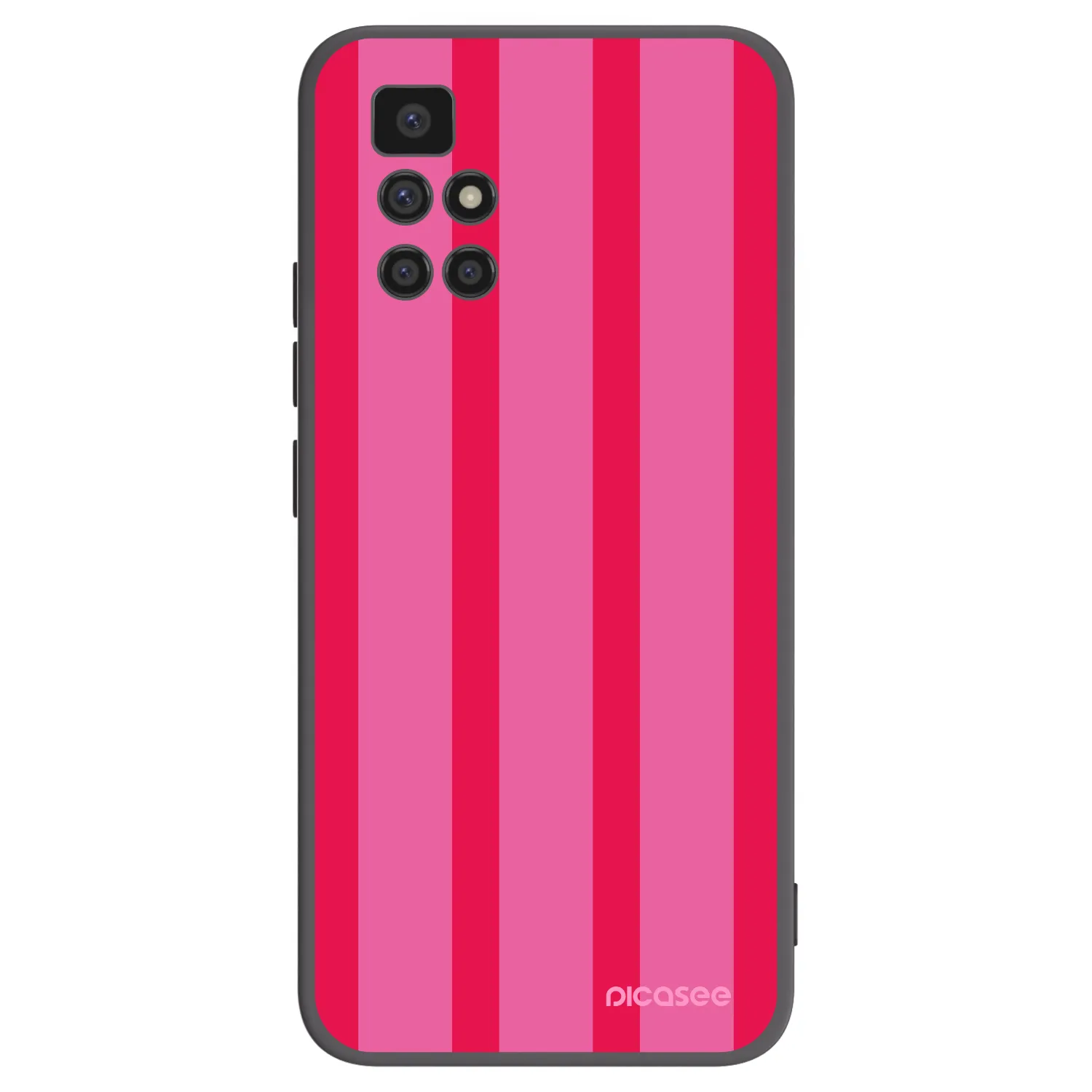 Picasee Xiaomi Redmi 10 (2022) Hülle - Schwarzes Silikon - Hot tropic