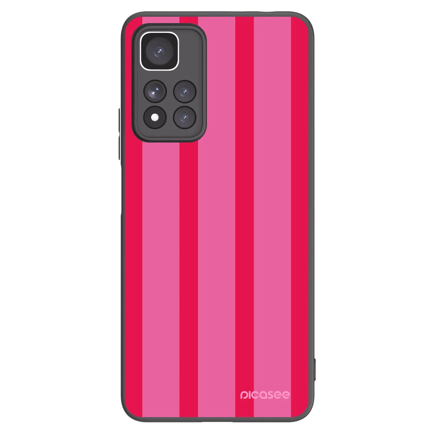 Picasee Xiaomi Redmi Note 11 Pro+ 5G Hülle - Schwarzes Silikon - Hot tropic
