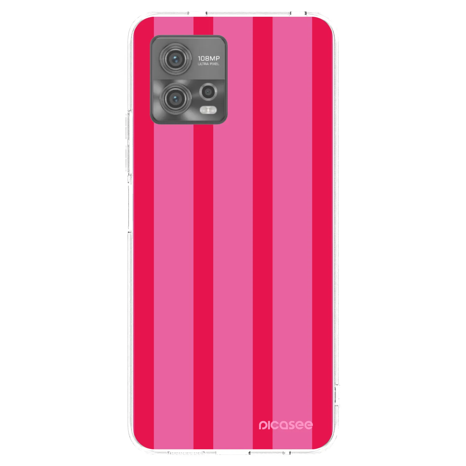 Picasee Motorola Moto G72 Hülle - Transparentes Silikon - Hot tropic