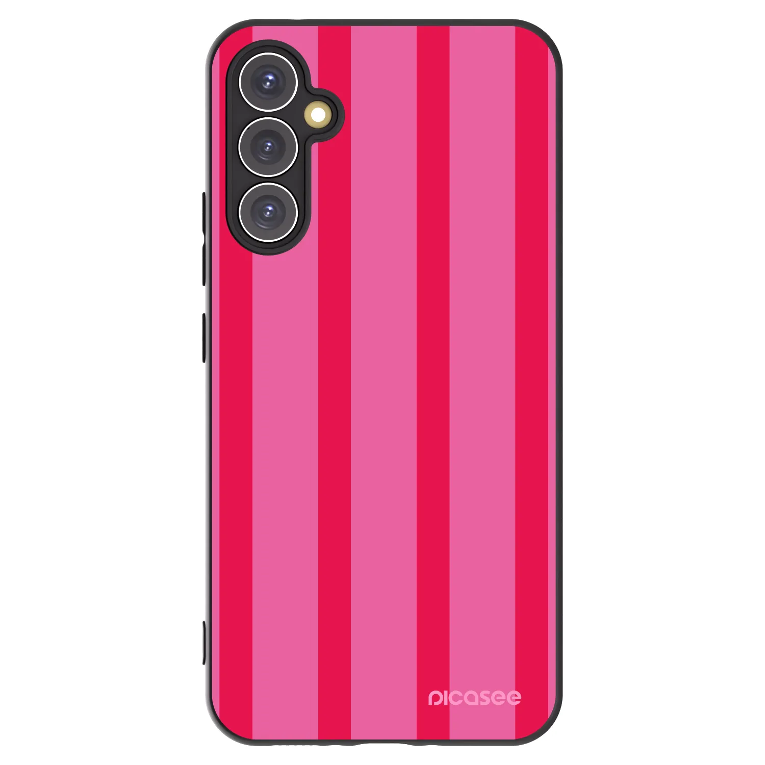 Picasee Samsung Galaxy A34 5G A346B Hülle - Schwarzes Silikon - Hot tropic