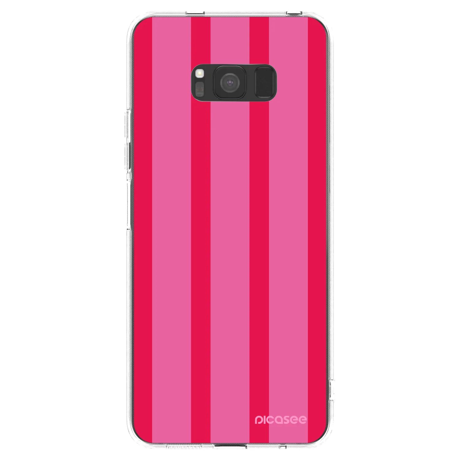 Picasee Samsung Galaxy S8 G950F Hülle - Transparentes Silikon - Hot tropic