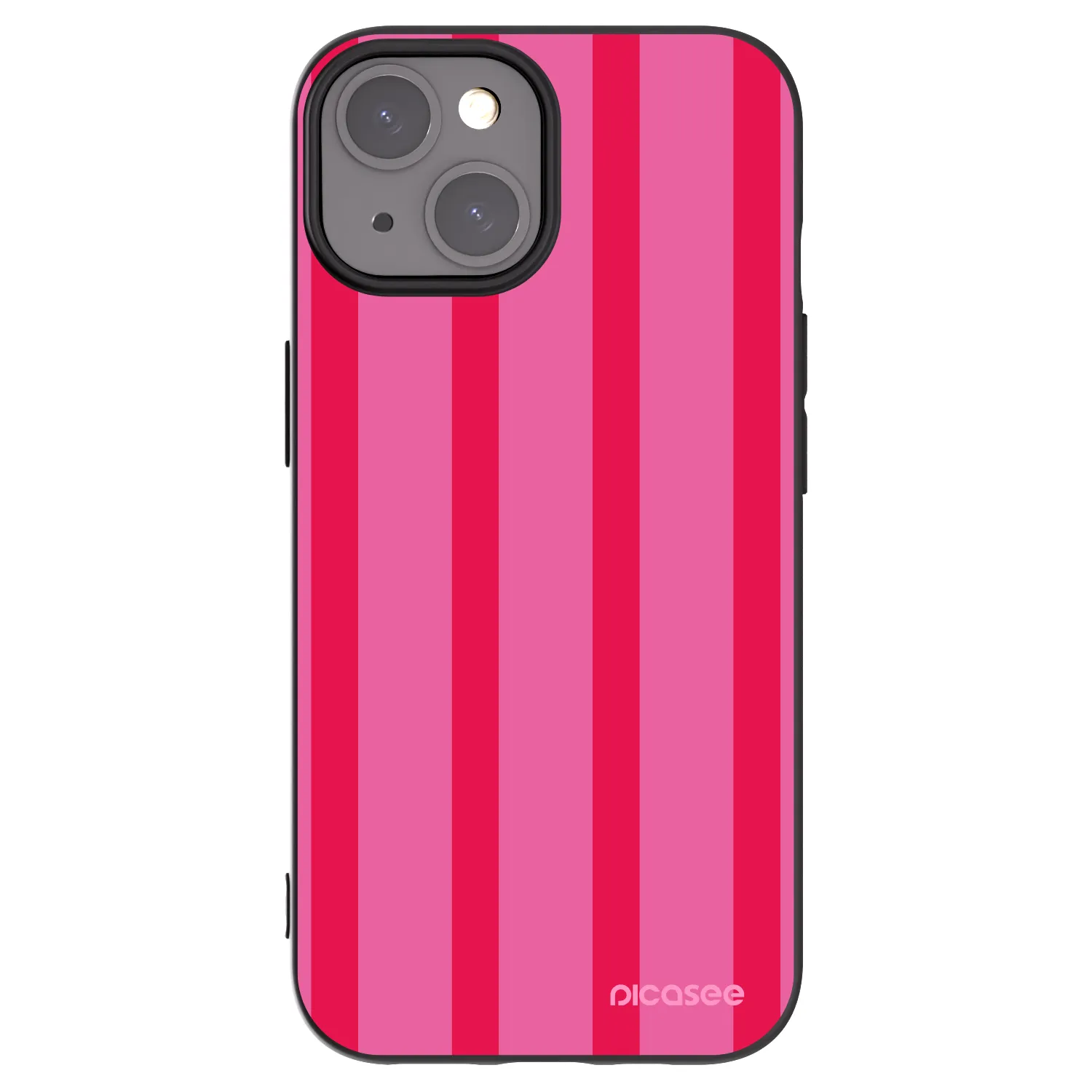 Picasee Apple iPhone 15 Hülle - Schwarzes Silikon - Hot tropic