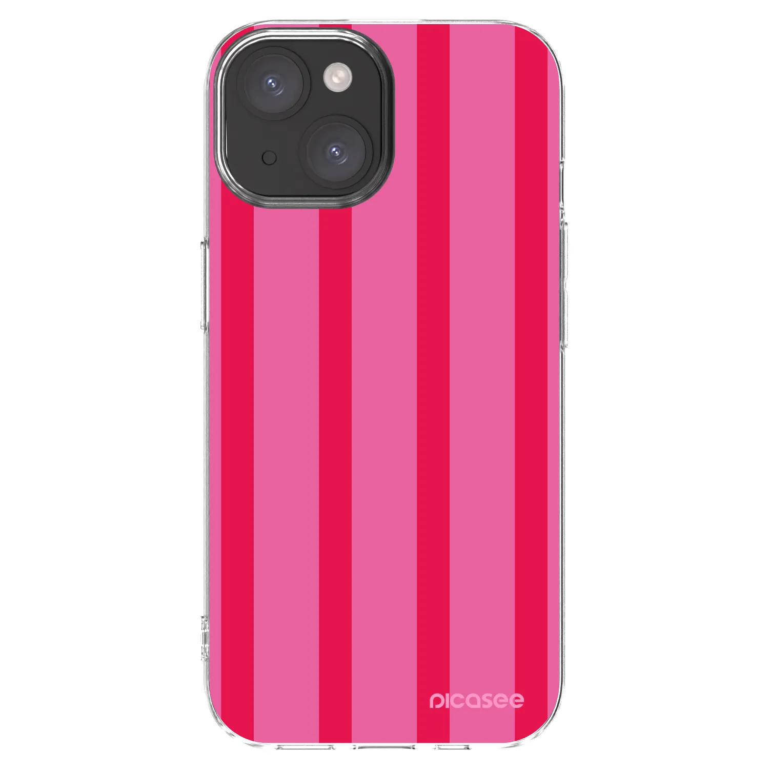 Picasee Apple iPhone 15 Hülle - Transparentes Silikon - Hot tropic