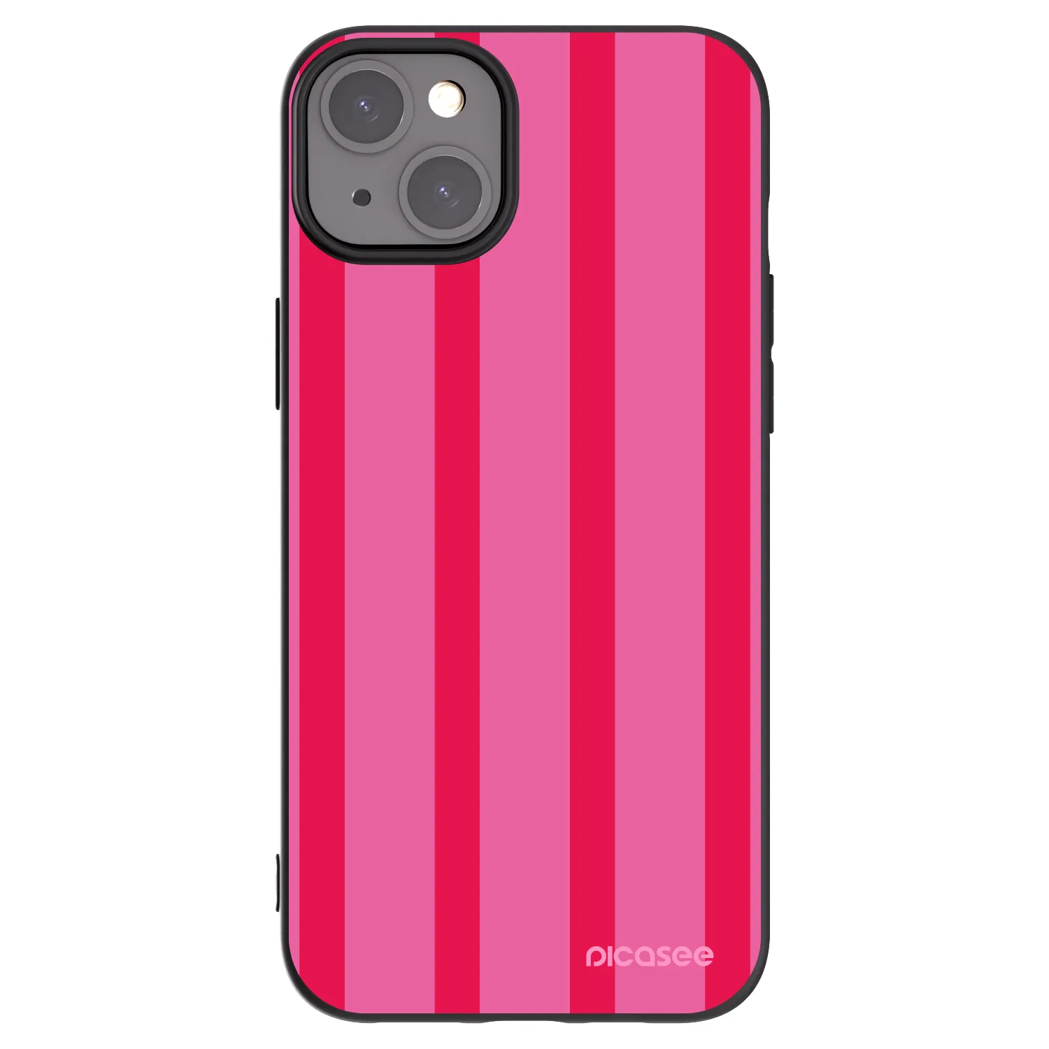 Picasee Apple iPhone 15 Plus Hülle - Schwarzes Silikon - Hot tropic