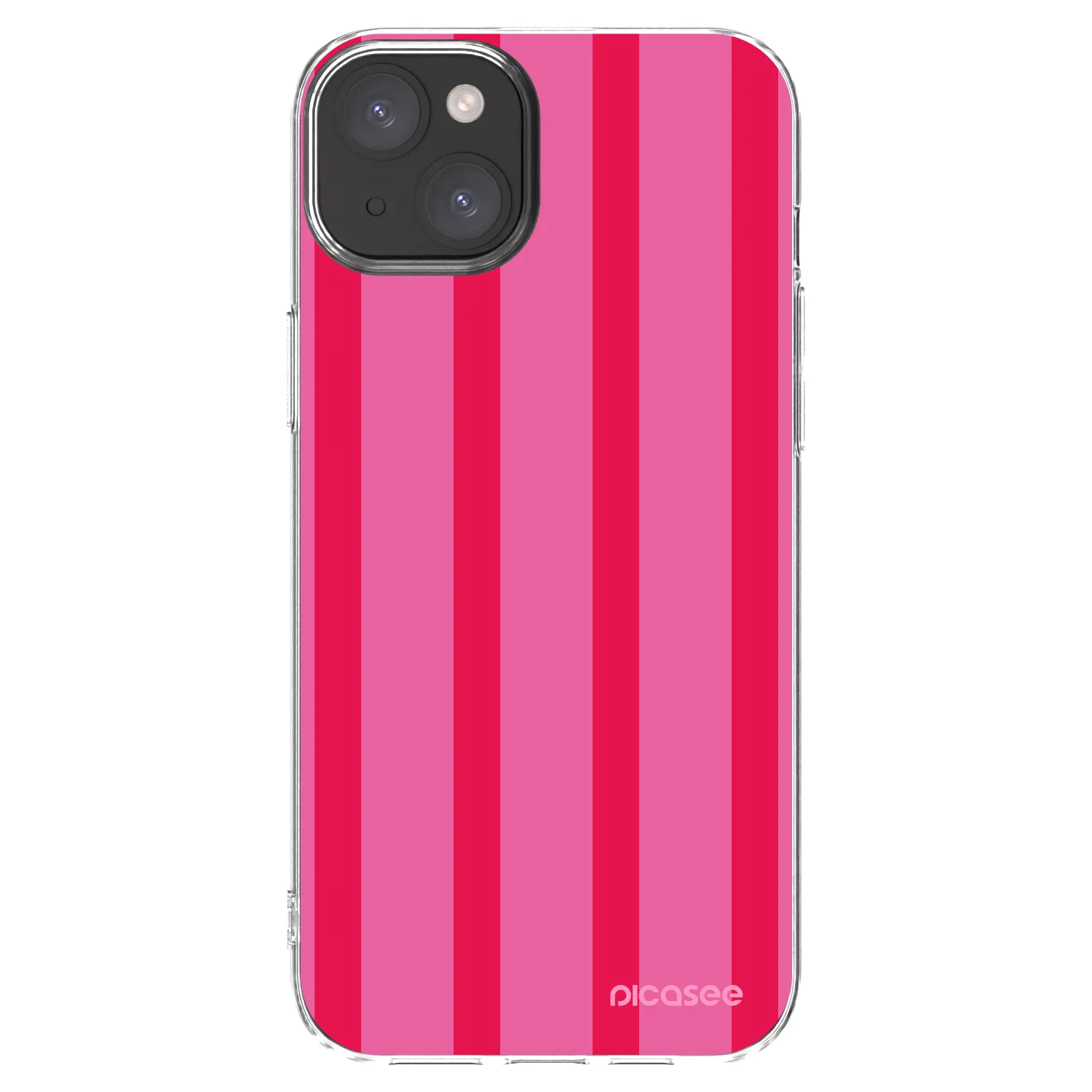 Picasee Apple iPhone 15 Plus Hülle - Transparentes Silikon - Hot tropic