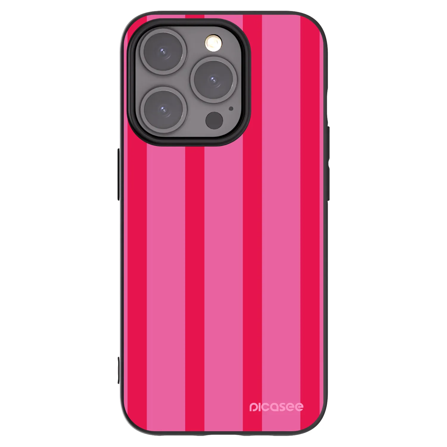 Picasee Apple iPhone 15 Pro Hülle - Schwarzes Silikon - Hot tropic