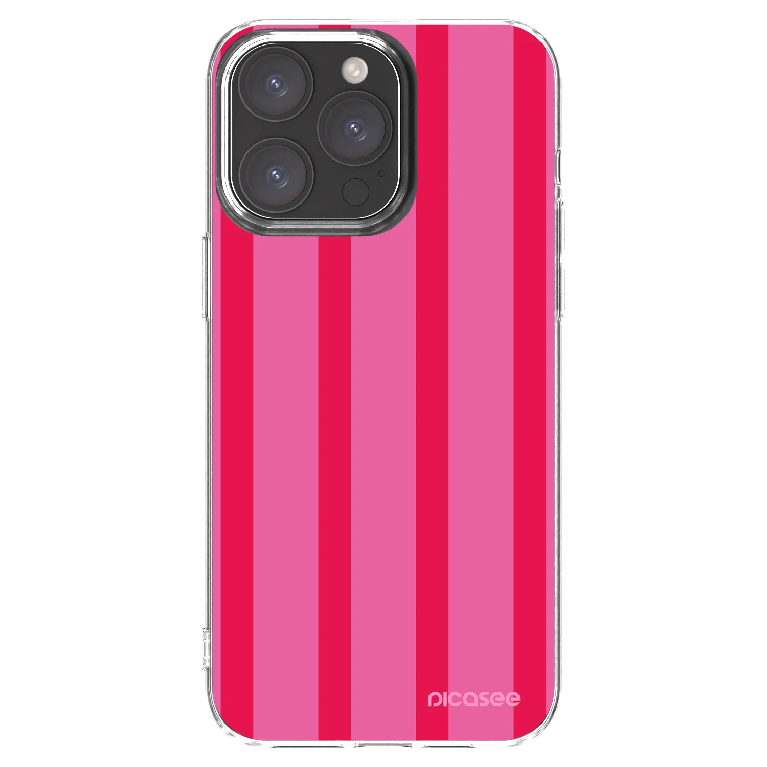 Picasee Apple iPhone 15 Pro Max Hülle - Transparentes Silikon - Hot tropic