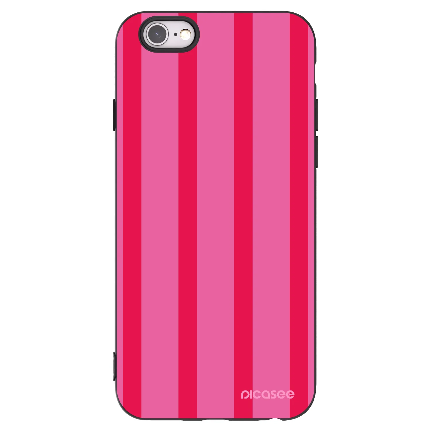 Picasee Apple iPhone 6/6S Hülle - Schwarzes Silikon - Hot tropic